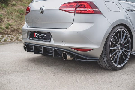 Maxton Racing Durability Rear Diffuser V.1 VW Golf 7 Gti - Black