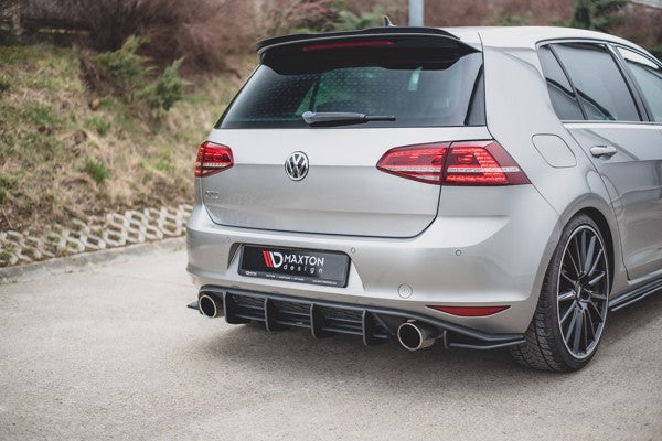 Maxton Racing Durability Rear Diffuser V.1 VW Golf 7 Gti - Black