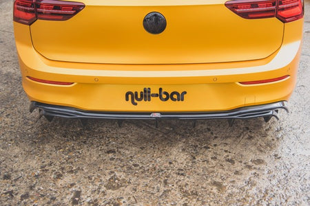Maxton Rear Valance VW Golf 8 - Gloss Black