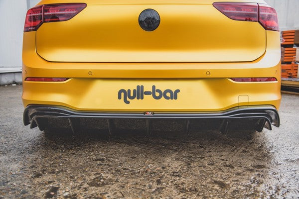 Maxton Rear Valance VW Golf 8 - Gloss Black