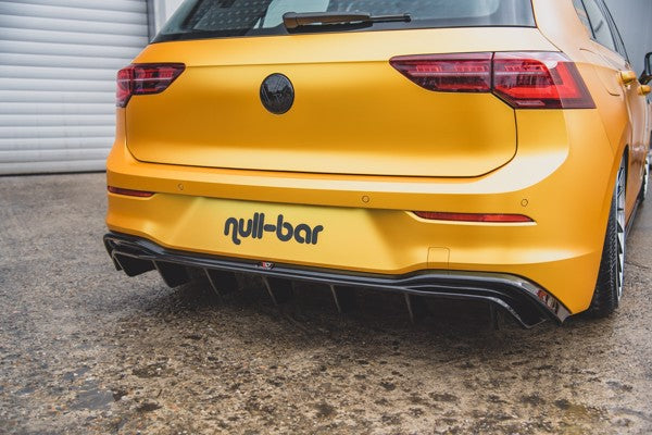 Maxton Rear Valance VW Golf 8 - Gloss Black