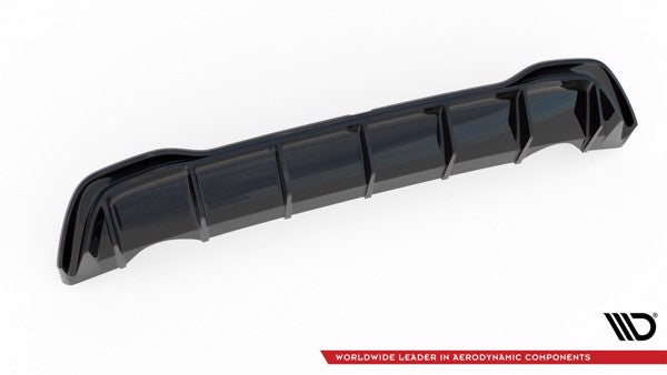 Maxton Rear Valance VW Golf 8 - Gloss Black