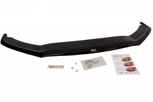 Maxton Front Splitter VW Scirocco R Ver2 - Gloss Black