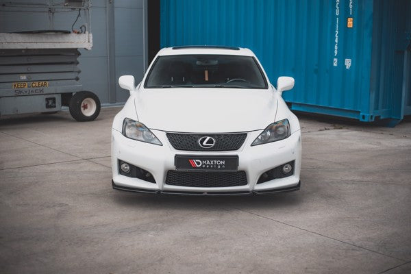 Maxton Front Splitter V.1 Lexus Is F Mk2 - Gloss Black