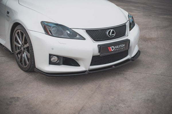 Maxton Front Splitter V.1 Lexus Is F Mk2 - Gloss Black