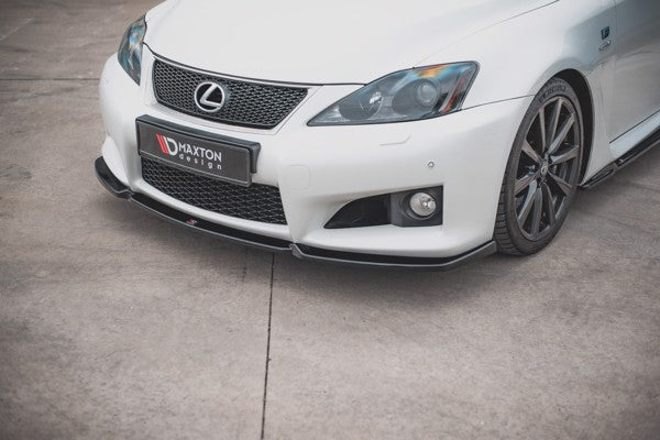Maxton Front Splitter V.1 Lexus Is F Mk2 - Gloss Black