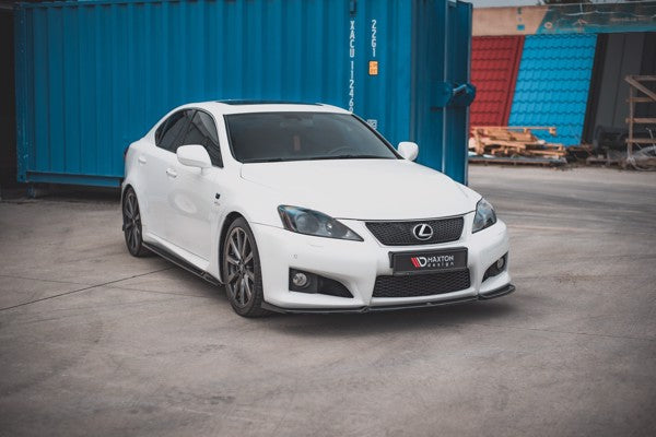 Maxton Front Splitter V.1 Lexus Is F Mk2 - Gloss Black