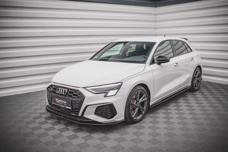 Maxton Street Pro Front Splitter Audi S3 / A3 S-Line 8Y - Black