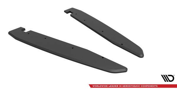 Maxton Street Pro Rear Side Splitters Volkswagen Arteon R - Black