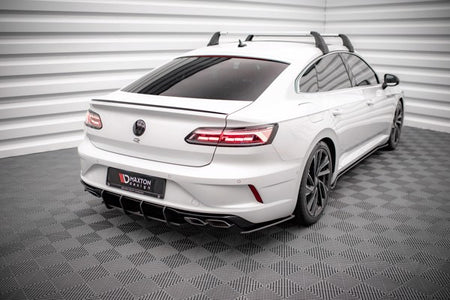 Maxton Street Pro Rear Side Splitters Volkswagen Arteon R - Black