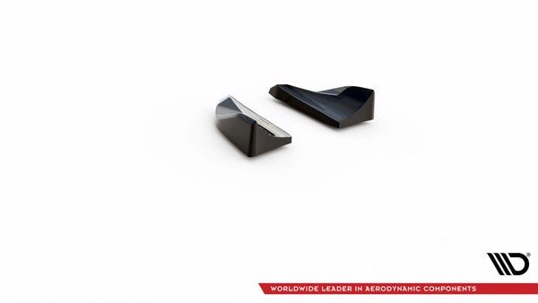 Maxton Rear Side Splitters Porsche Macan Mk1 - Gloss Black