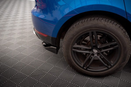 Maxton Rear Side Splitters Porsche Macan Mk1 - Gloss Black