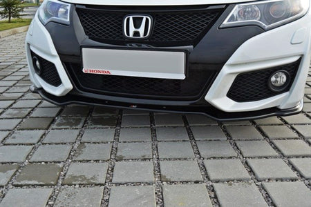 Maxton Front Splitter Honda Civic Mk9 Facelift - Gloss Black