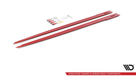 Maxton Side Skirts Diffusers V.2 Toyota Supra Mk5 - Gloss Black
