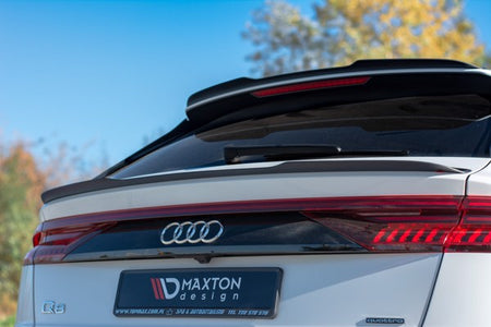 Maxton Spoiler Extension V.2 Audi Q8 S-Line - Gloss Black