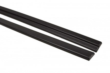 Maxton Side Skirts Diffusers Audi S7 / A7 S-Line C7 Fl - Gloss Black