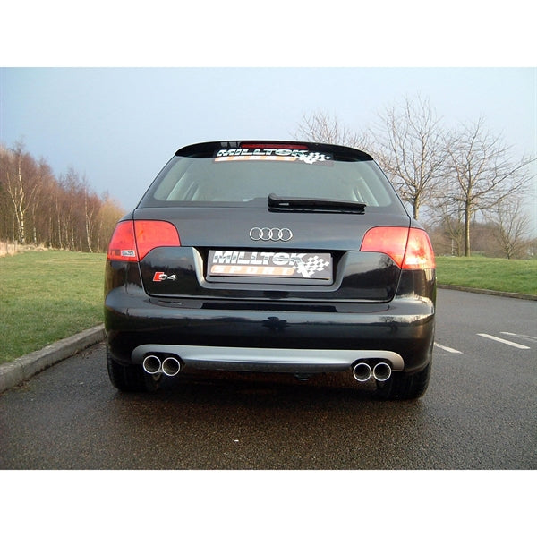 Milltek Cat-back Audi S4 4.2 V8 quattro B7 Saloon/Sedan‚ Avant‚ & Cabriolet