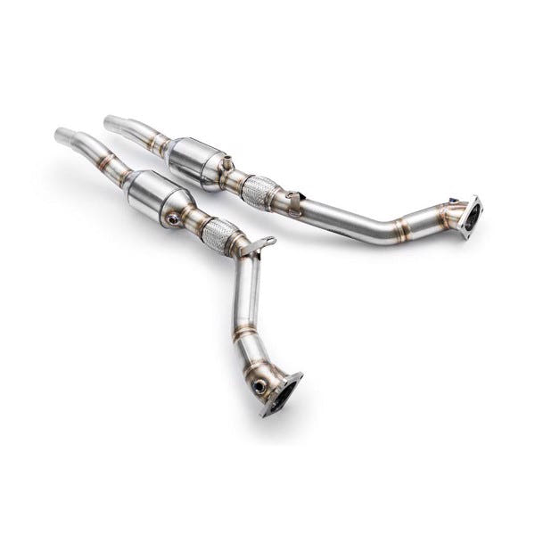RM Motors Downpipe AUDI S4, RS4 B5 2.7 T + SILENCER