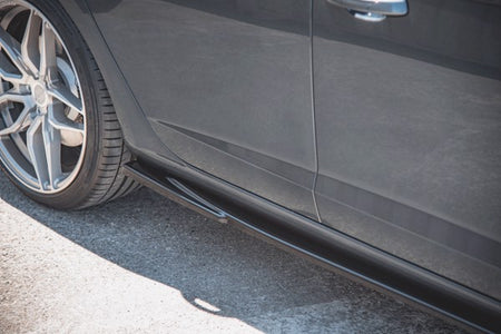 Maxton Side Skirts Diffusers V.5 Seat Leon Cupra / Fr Mk3 Fl - Gloss Black