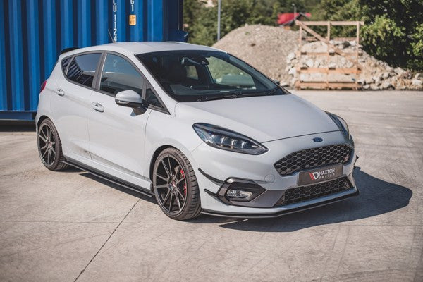 Maxton Racing Durability Side Skirts Diffusers Ford Fiesta Mk8 St / St-Line - Black