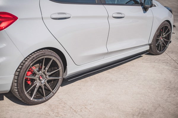 Maxton Racing Durability Side Skirts Diffusers Ford Fiesta Mk8 St / St-Line - Black
