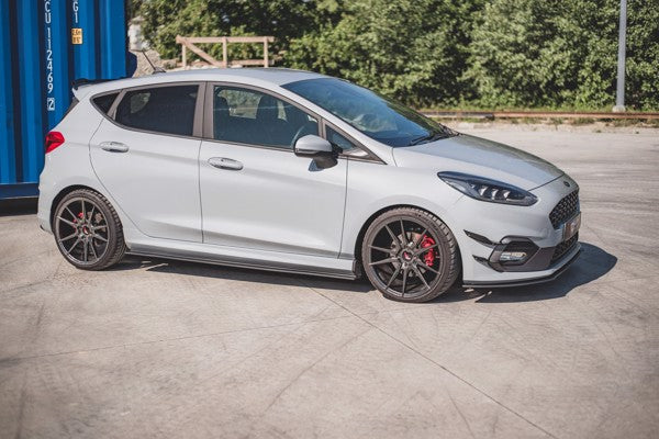 Maxton Racing Durability Side Skirts Diffusers Ford Fiesta Mk8 St / St-Line - Black