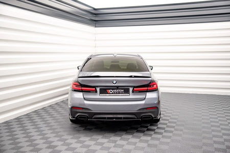 Maxton Central Rear Splitter BMW 5 G30 Facelift M-Pack - Gloss Black