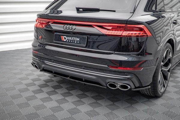 Maxton Rear Side Splitters Audi Sq8 Mk1 - Gloss Black