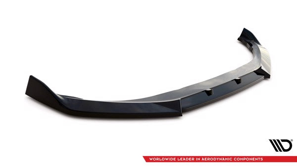 Maxton Front Splitter V.1 Ford Mustang Mach-E Mk1 - Gloss Black