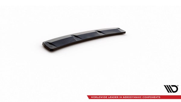 Maxton Central Rear Splitter For Audi S8 D5 - Gloss Black