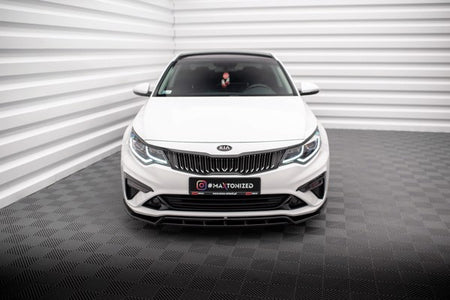 Maxton Front Splitter V.1 Kia Optima Mk4 Facelift - Gloss Black