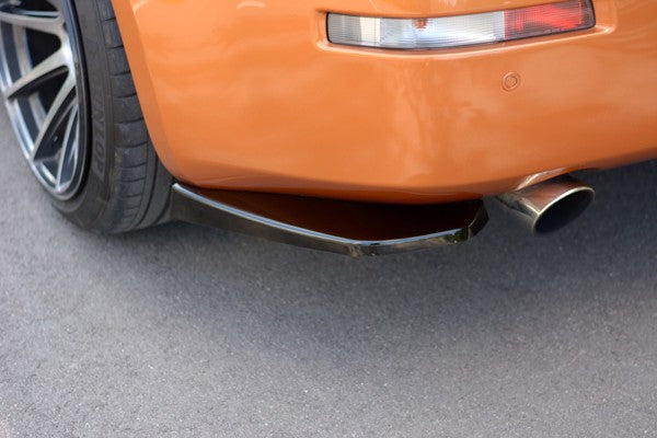 Maxton Rear Side Splitters Nissan 350Z - Gloss Black