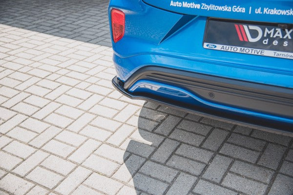 Maxton Rear Side Splitters Ford Puma St-Line - Gloss Black