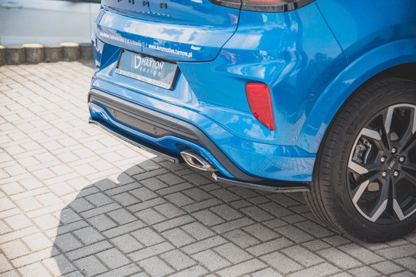 Maxton Rear Side Splitters Ford Puma St-Line - Gloss Black
