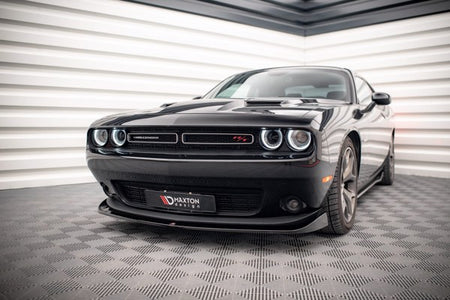 Maxton Front Splitter Dodge Challenger Rt Mk3 Facelift - Gloss Black