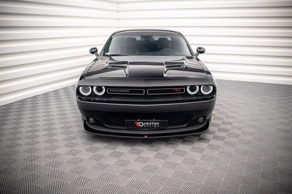 Maxton Front Splitter Dodge Challenger Rt Mk3 Facelift - Gloss Black