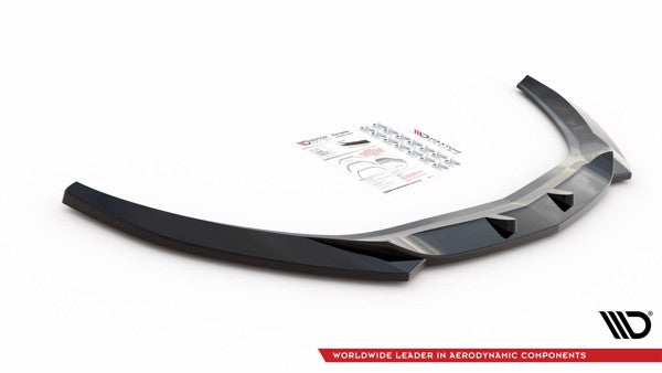 Maxton Front Splitter V.1 Opel Astra Gtc Opc-Line J - Gloss Black