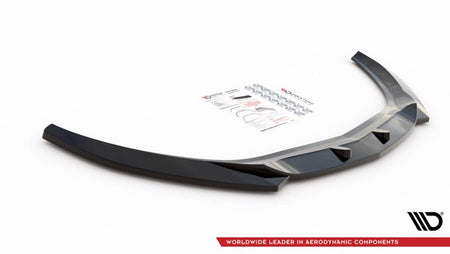 Maxton Front Splitter V.1 Opel Astra Gtc Opc-Line J - Gloss Black