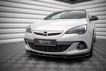 Maxton Front Splitter V.1 Opel Astra Gtc Opc-Line J - Gloss Black