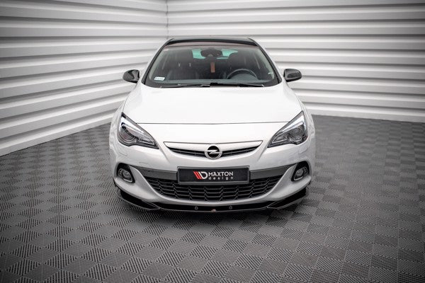 Maxton Front Splitter V.1 Opel Astra Gtc Opc-Line J - Gloss Black