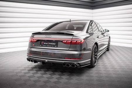 Maxton Rear Side Splitters V.2 Audi S8 D5 - Gloss Black