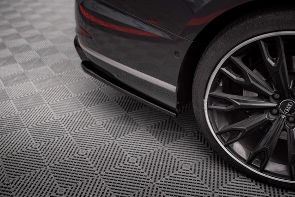 Maxton Rear Side Splitters V.2 Audi S8 D5 - Gloss Black