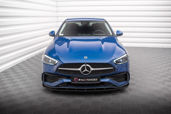 Maxton Front Splitter V.2 Mercedes-Benz C Amg-Line W206 - Gloss Black
