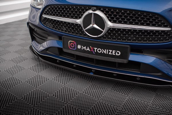 Maxton Front Splitter V.2 Mercedes-Benz C Amg-Line W206 - Gloss Black