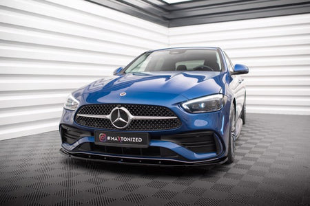 Maxton Front Splitter V.2 Mercedes-Benz C Amg-Line W206 - Gloss Black