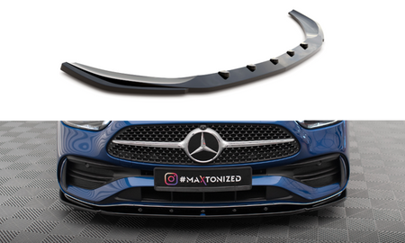 Maxton Front Splitter V.2 Mercedes-Benz C Amg-Line W206 - Gloss Black