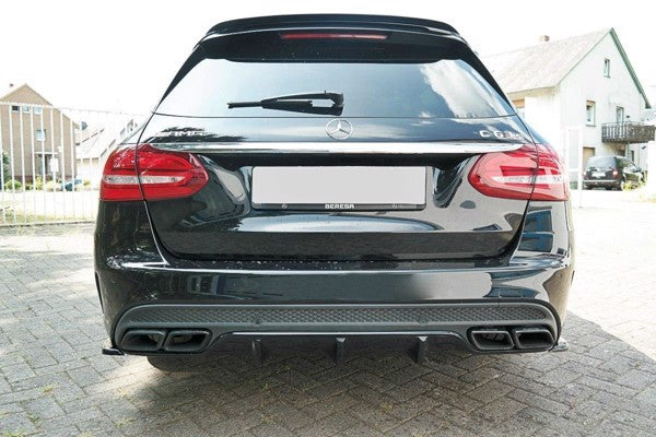 Maxton Rear Valance Mercedes C-Class S205 63Amg Estate - Gloss Black