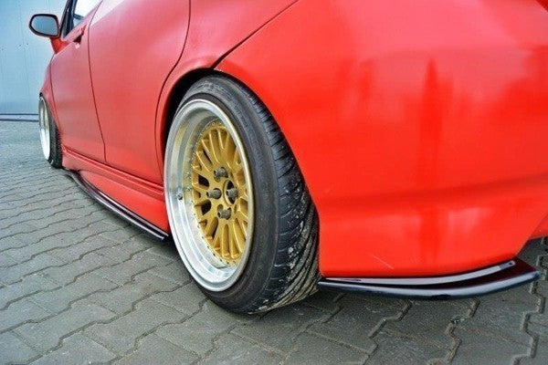 Maxton Side Skirts Diffusers Honda Jazz Mk1 - Gloss Black