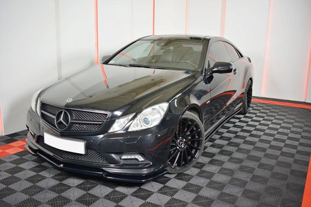 Maxton Side Skirts Diffusers Mercedes-Benz E-Class W207 Coupe Amg-Line - Gloss Black