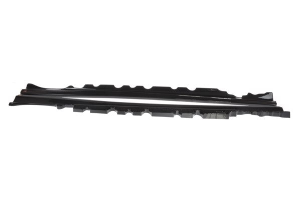 Maxton Side Skirts Diffusers Mercedes-Benz E-Class W207 Coupe Amg-Line - Gloss Black